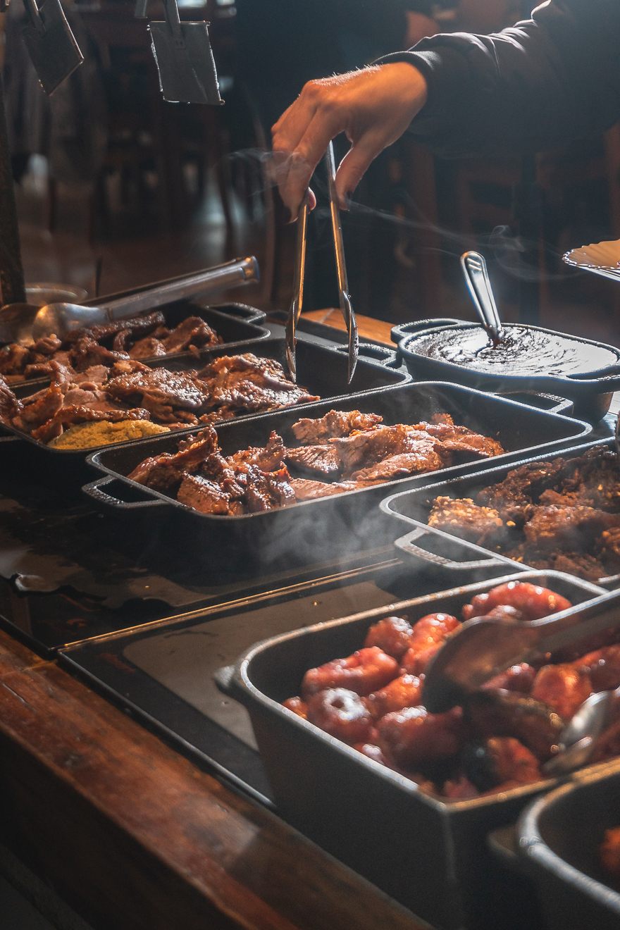 Churrasco servido no Sabor da Nonna
